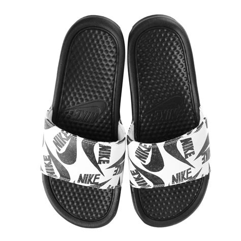 Sandália Nike Benassi Jdi Print Feminina Chumbo Netshoes