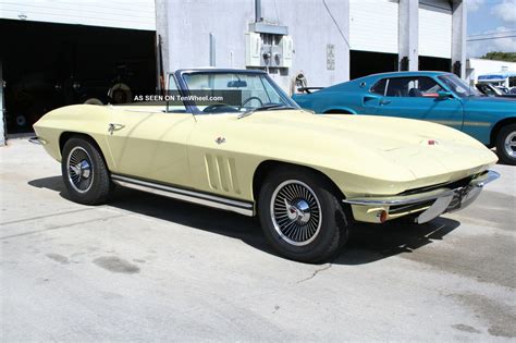 1965 Corvette Convertible Numbers Matching 327 350hp 4 Speed Knock