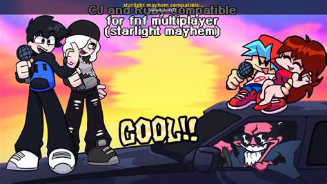 Starlight Mayhem Compatible For Multiplayer Friday Night Funkin Mods