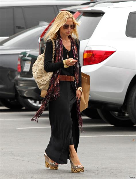 black maxi dresses are totally rachel zoe s go to look photos huffpost