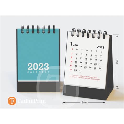 Jual Kalender Meja Mini 2023 Souvenir Kalender Kalender Kecil Murah