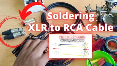 Soldering Xlr And Rca Connectors How To Diy Audio Cables Youtube