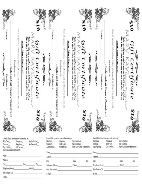25 Mary Kay T Certificates Template Free Popular Templates Design