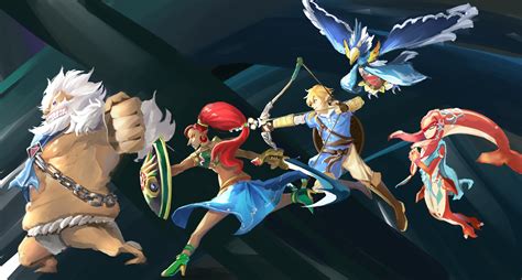 Download Daruk The Legend Of Zelda Revali The Legend Of Zelda Mipha