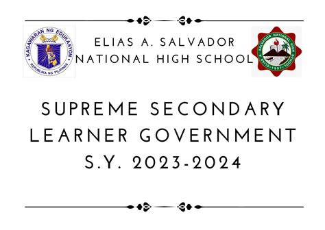 New Elected Supreme Easnhs Supreme Student Government