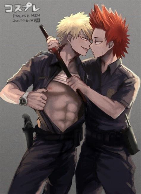 Boku No Hero Academia Katsuki Bakugou Kirishima Eijirou Kiribaku