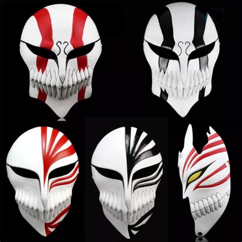 Bleach Ichigo Kurosaki Bankai Hollow Resin Mask Costume Halloween