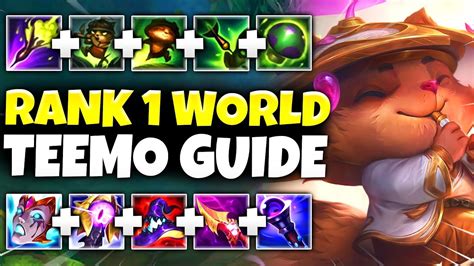 the ultimate season 12 teemo guide all matchups builds runes combos youtube