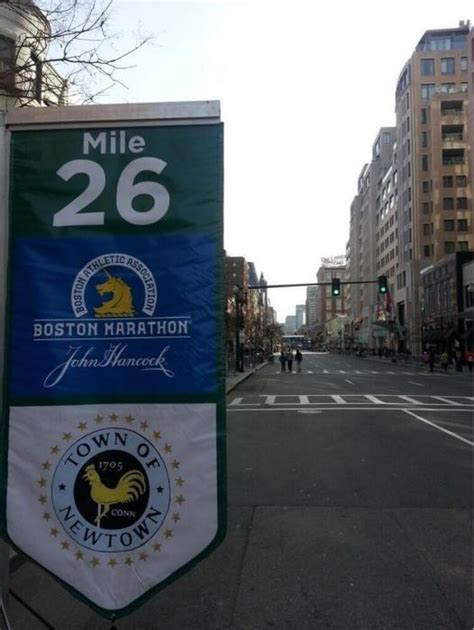 Boston Marathon Explosions Newtown Families Finish Before Bombs