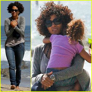 Halle Berry Nahla Beach Beauties Celebrity Babies Gabriel Aubry