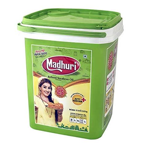 Madhuri Refined Soyabean Oil Special Pack 15ltr Grocery