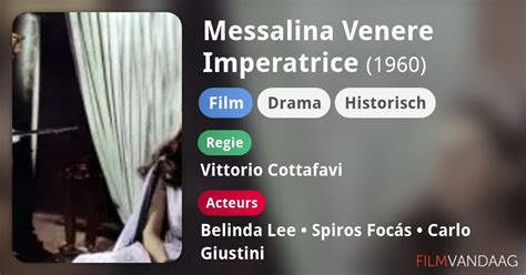Messalina Venere Imperatrice Film 1960 Filmvandaagnl