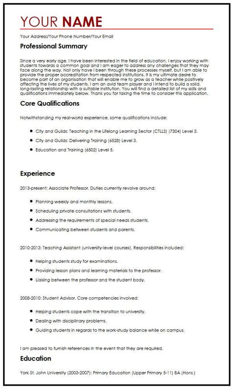 • what's important is that you keep one up to date. CV Example | MyperfectCV