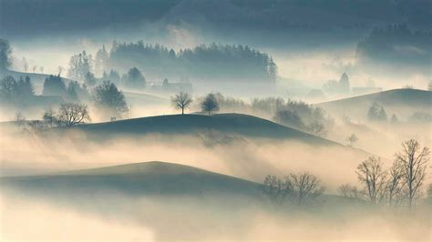 2560x1440 Resolution 4k Foggy Landscape 1440p Resolution Wallpaper