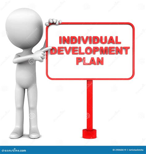 Individual Development Plan Stock Illustration Illustration Of