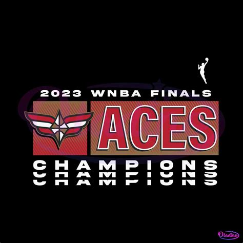 Las Vegas Aces 2023 Wnba Finals Champions Triple Svg File