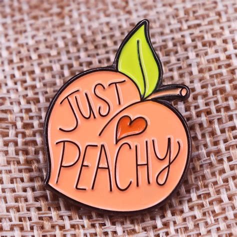 Details About Peaches Fruit Pin Grunge Tumblr Aesthetic Just Peachy