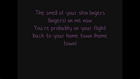 Rachel:laladada.the smell of your skin lingers on me nowyou're probably on your flight back to your. Big Girls Don't Cry Lyrics - YouTube