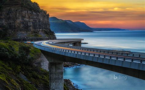 Sea Cliff Bridge Bing Wallpaper 42982005 Fanpop
