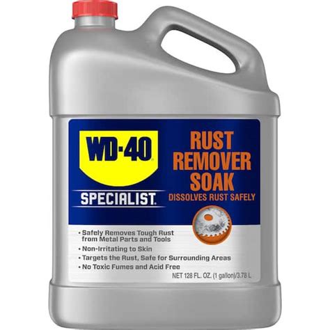Have A Question About Wd 40 Specialist 1 Gal Rust Remover Soak