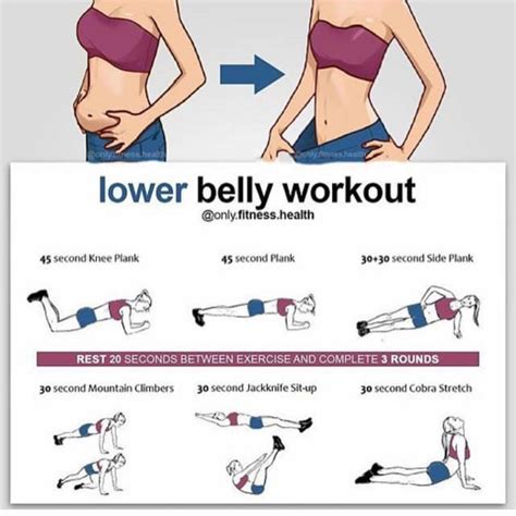 Lower Belly Workout Trening Hjemme Treningsplan Trening