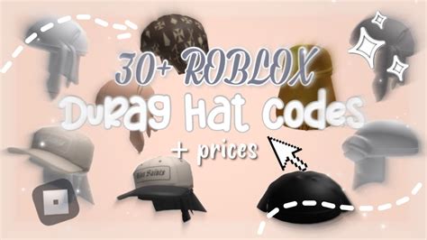 30 Roblox Durag Hat Codes And Prices Eternxity Youtube