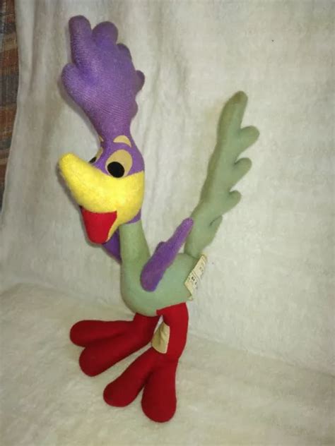 Vintage Looney Tunes Road Runner Plush 12 Stuffed Toy Warner Brothers