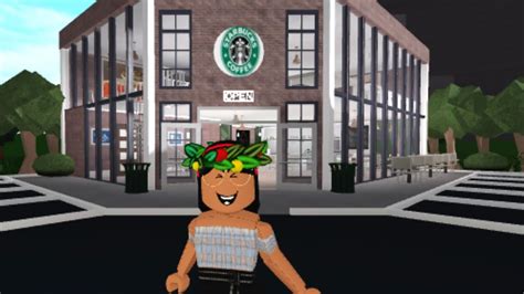 First Day Working At Starbucks Roblox Baileyxoxo Youtube