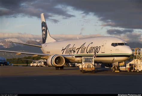 N709as Alaska Airlines Cargo Boeing 737 400f At Anchorage Ted
