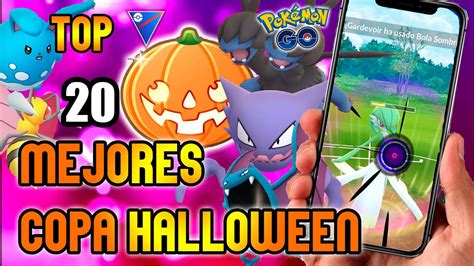 ¡los 20 Mejores Pokemon Para Halloween Cup🎃 Copa Halloween Pvp Go