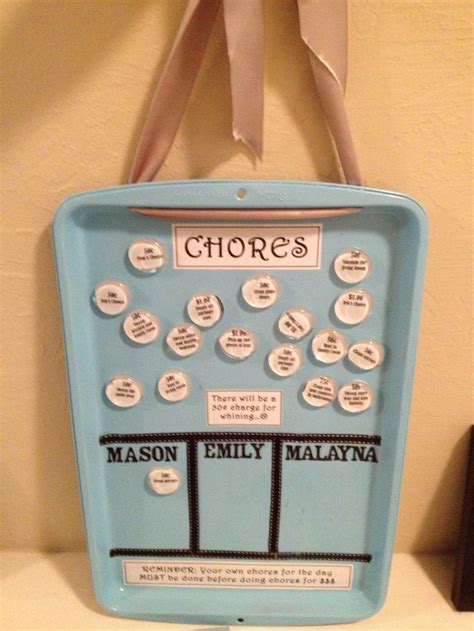 Chores Pin Board With Money Chores For Kids Kids Chore Board Chores