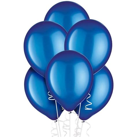 15ct 12in Royal Blue Pearl Balloons Party City