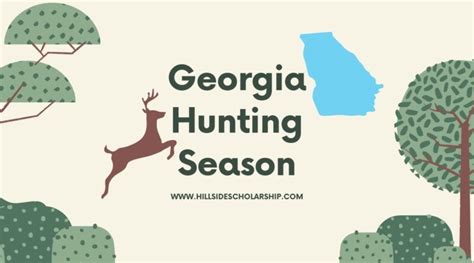 Georgia Hunting Season Dates For 2022 Know About Hunting In Georgia