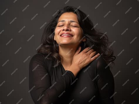 Premium Ai Image 40 Year Old Mexican Woman In Emotional Dynamic Pose