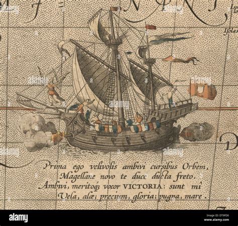 The Victoria A Spanish Carrack Ship Of Ferdinand Magellans Armada De