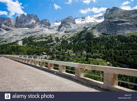 Views Of Marmolada Mountain Massif The Highest Mountain In The