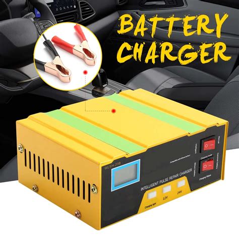 Full Automatic Car Battery Charger 12v 24v Motorcycle Car Intelligent