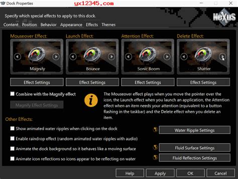 Winstep Nexus Dock中文无限制版 Windows主题桌面美化工具 V2010 下载 Yx12345下载