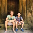 Justin Berfield with Jason Felts on holiday in Cambodia - Malcolm in ...