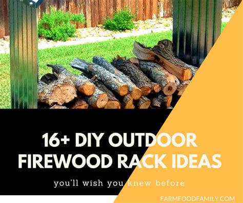 16 Cheap And Easy Diy Outdoor Firewood Rack Ideas You