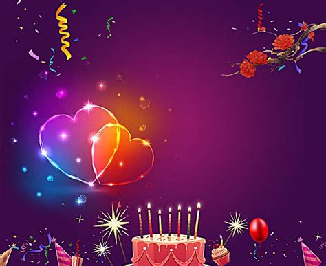Balloons with streamers for birthday party celebration. Birthday Poster Background Material | Birthday poster ...