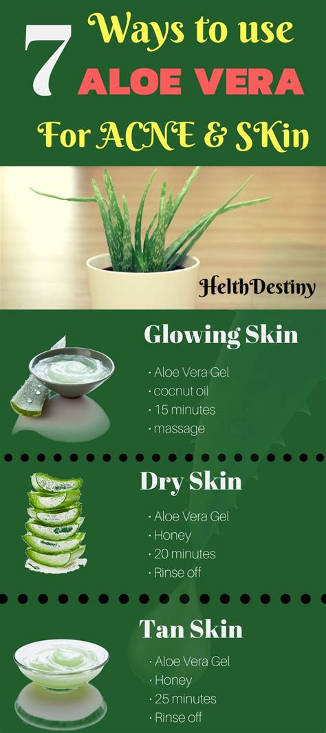 Aloe Vera Benefits For Skin And How To Use It Top 7 Helthdestiny Aloe Vera Skin Care Aloe
