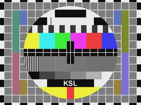 Original television color test background specially simplified for usage in 404 error page design. London Calling: This is not a tv test card