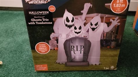 New For 2019 Halloween Airblown Inflatable Gemmy Short Circuit Ghost