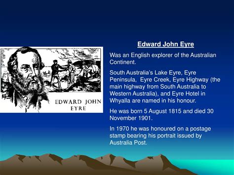 Ppt Edward John Eyre Powerpoint Presentation Free Download Id1400645