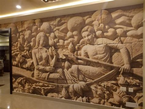 Putty Finish 3d Mural Wallpapers Size 53 Cm And 106 Cm At Rs 80