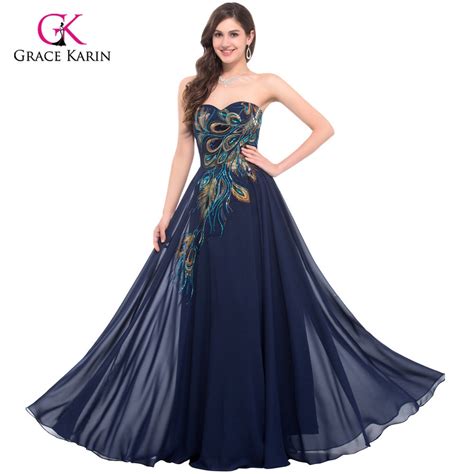 Buy Peacock Dress Grace Karin Purple Evening Dresses