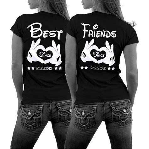 Best Friends T Shirts Für Beste Freundinnen Bff Freundschafts Shirts