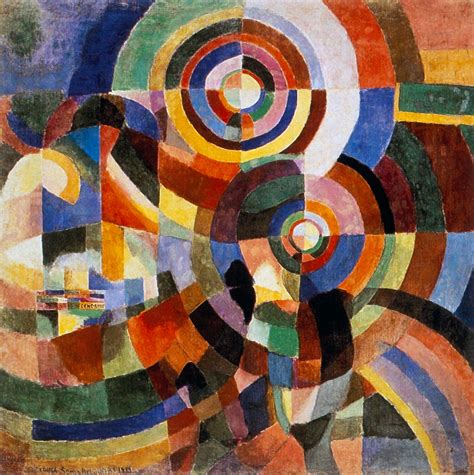 Sonia Delaunay Electric Prisms Musee National D Art Modern