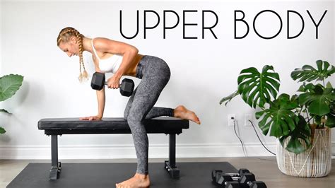 Dumbbell Only Total Upper Body At Home Workout Beginner Friendly